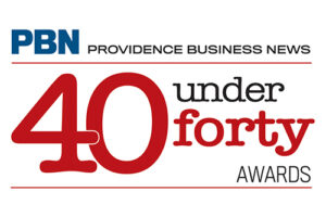 Image of the 40 Under Forty Awards logo